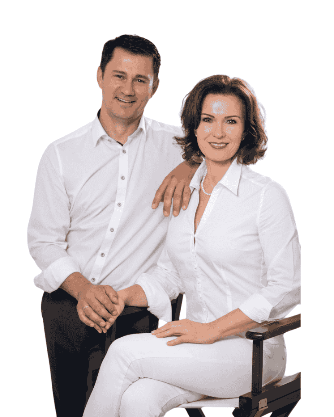 Zufriedenes Studio-Team mit fünf Sterne Bewertung für die Softwarelösung Calendall