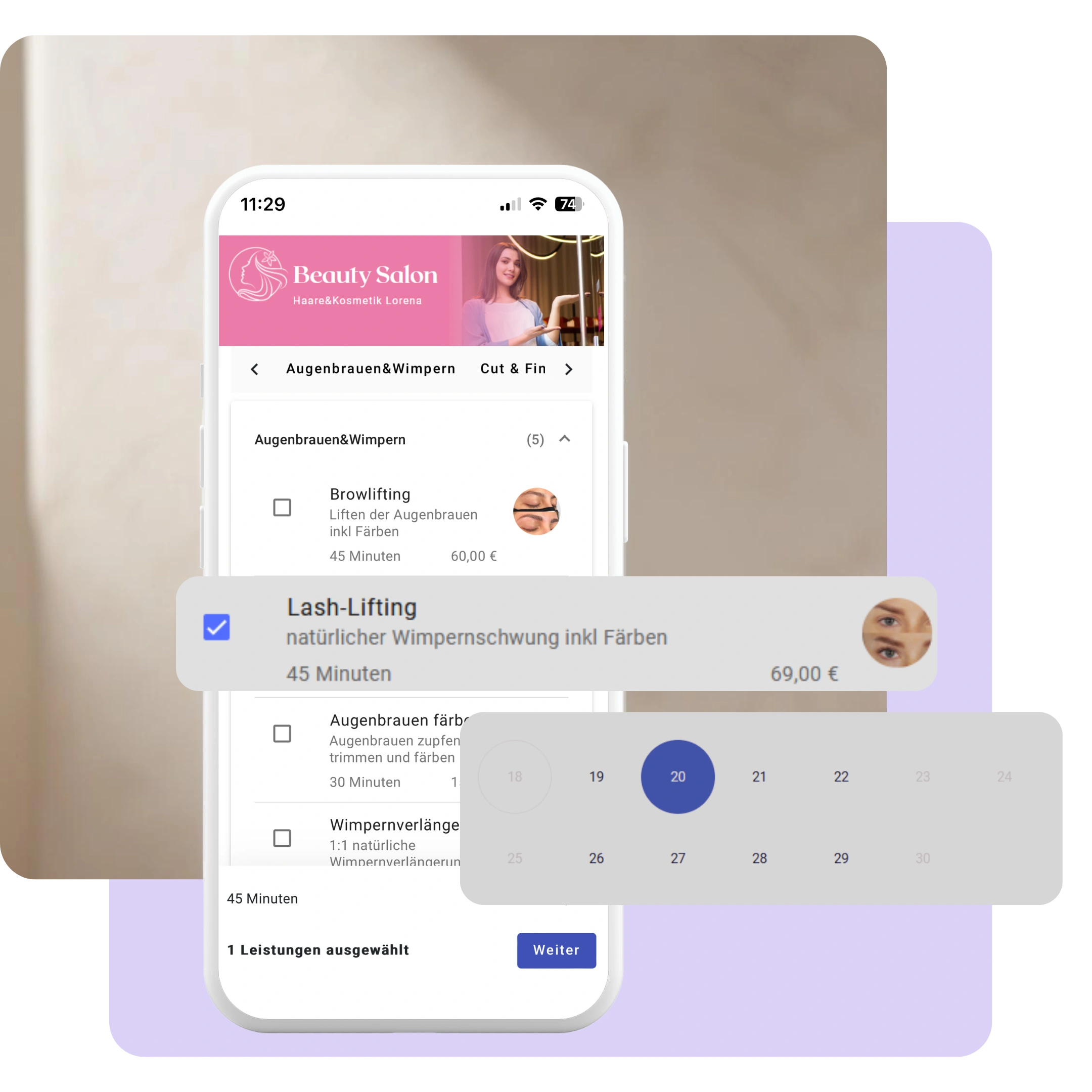 Online-Buchungssystem für Friseur- & Kosmetikstudios