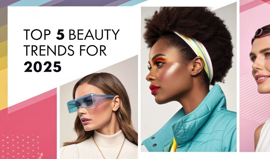 Bild der top 5 Beauty-trends 2025