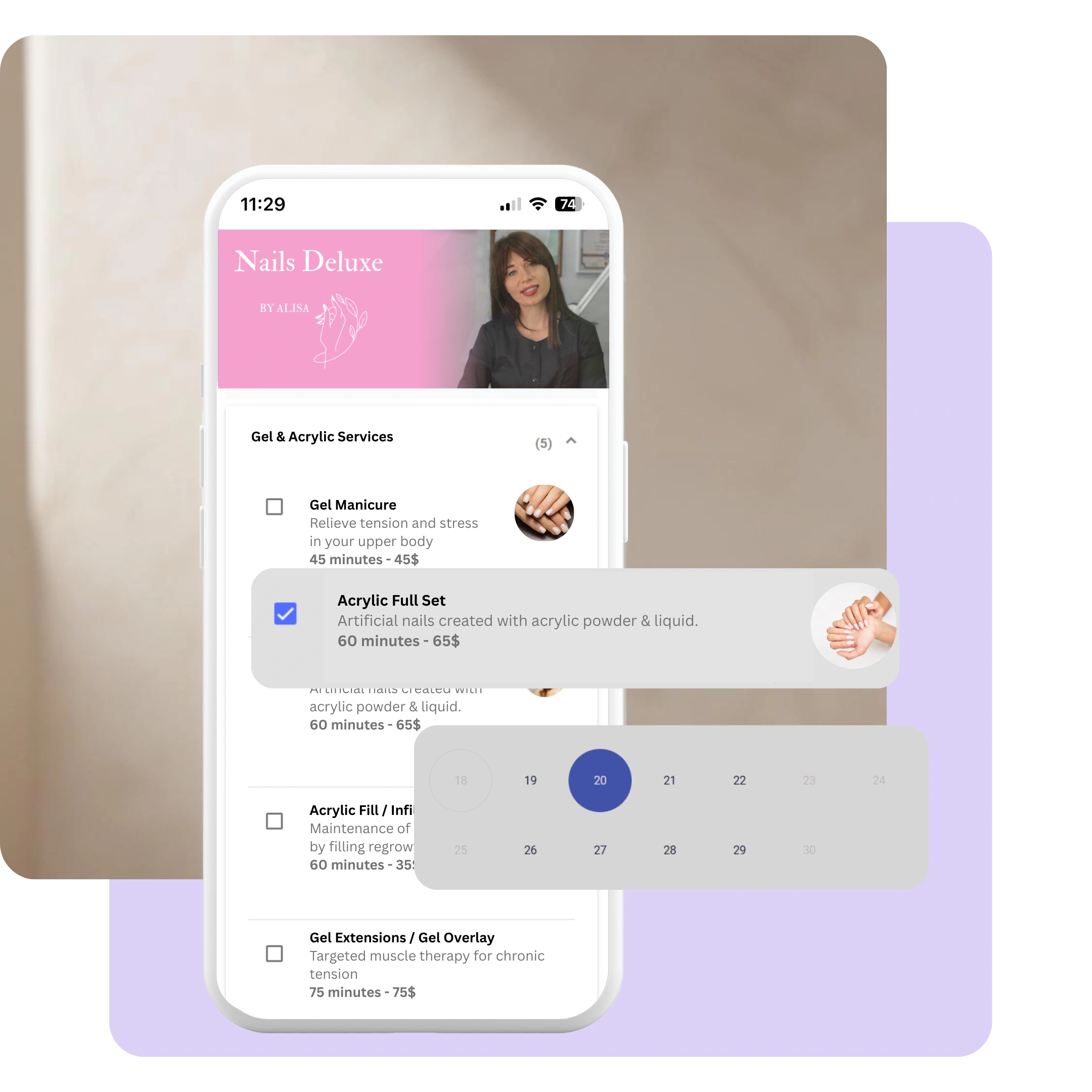 Online booking software for nail salons – accept appointments 24/7